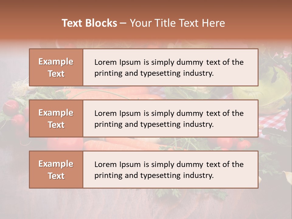 Outdoor Broccoli Kohlrabi PowerPoint Template