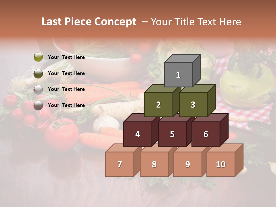 Outdoor Broccoli Kohlrabi PowerPoint Template