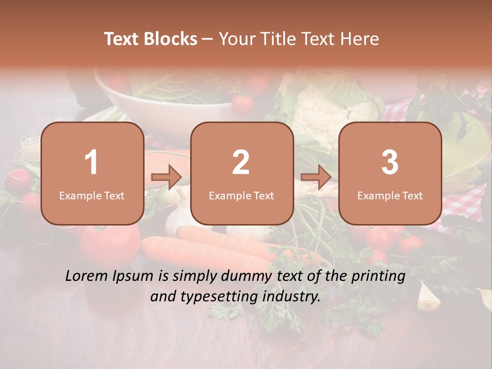 Outdoor Broccoli Kohlrabi PowerPoint Template