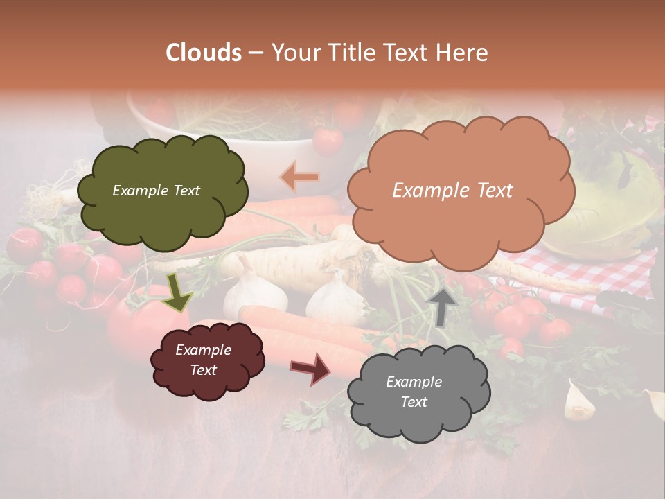Outdoor Broccoli Kohlrabi PowerPoint Template