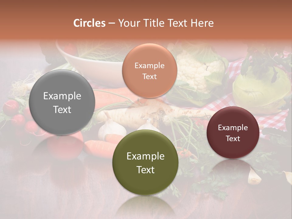 Outdoor Broccoli Kohlrabi PowerPoint Template