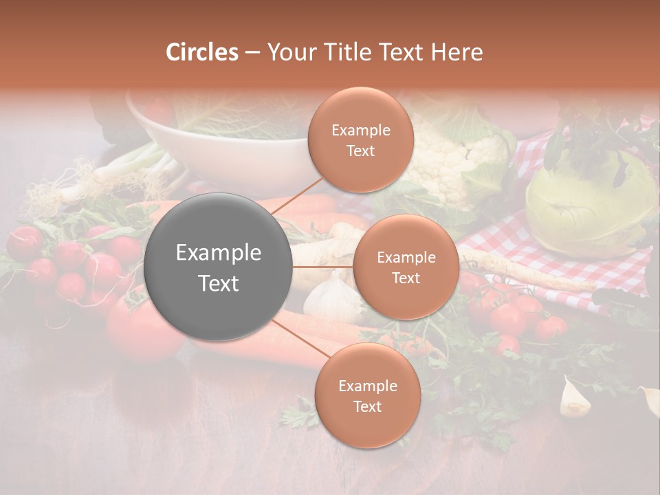 Outdoor Broccoli Kohlrabi PowerPoint Template