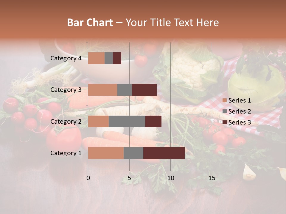 Outdoor Broccoli Kohlrabi PowerPoint Template