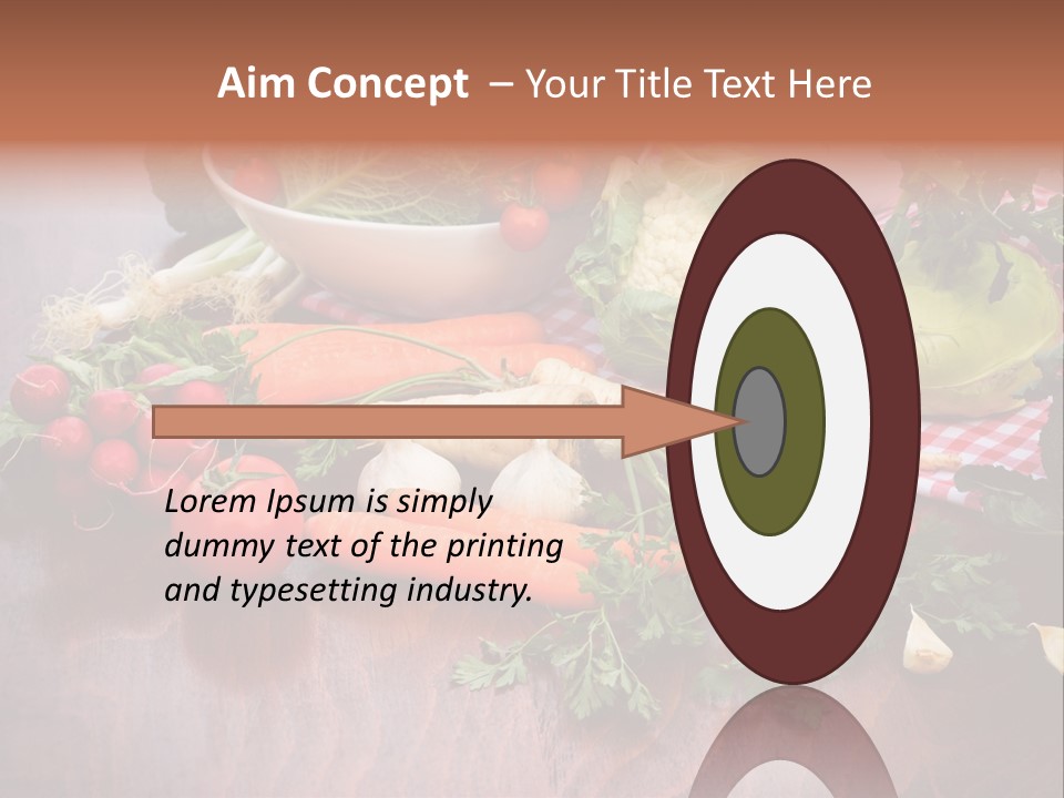 Outdoor Broccoli Kohlrabi PowerPoint Template