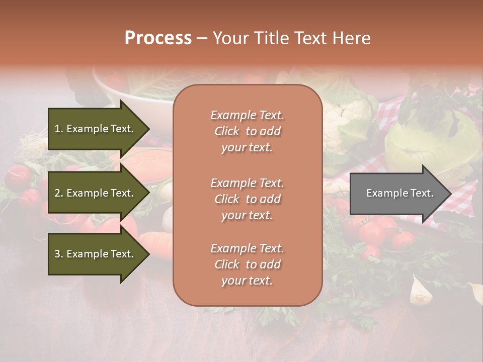 Outdoor Broccoli Kohlrabi PowerPoint Template