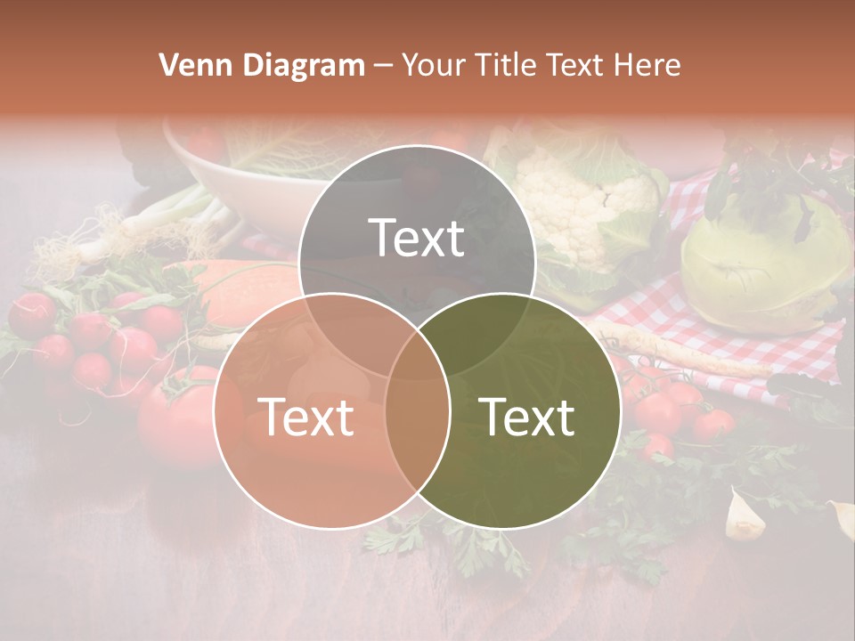 Outdoor Broccoli Kohlrabi PowerPoint Template