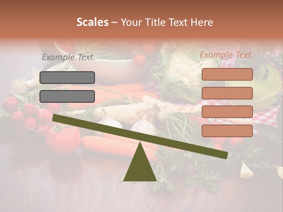 Outdoor Broccoli Kohlrabi PowerPoint Template