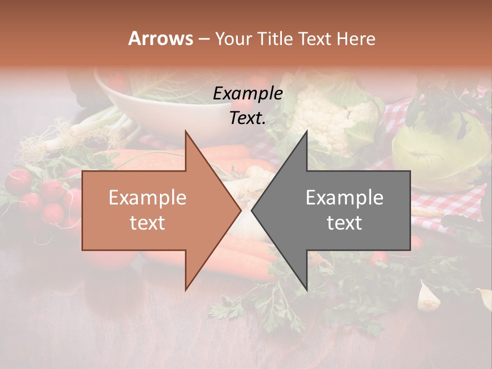 Outdoor Broccoli Kohlrabi PowerPoint Template