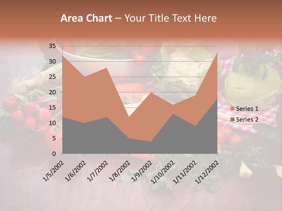 Outdoor Broccoli Kohlrabi PowerPoint Template