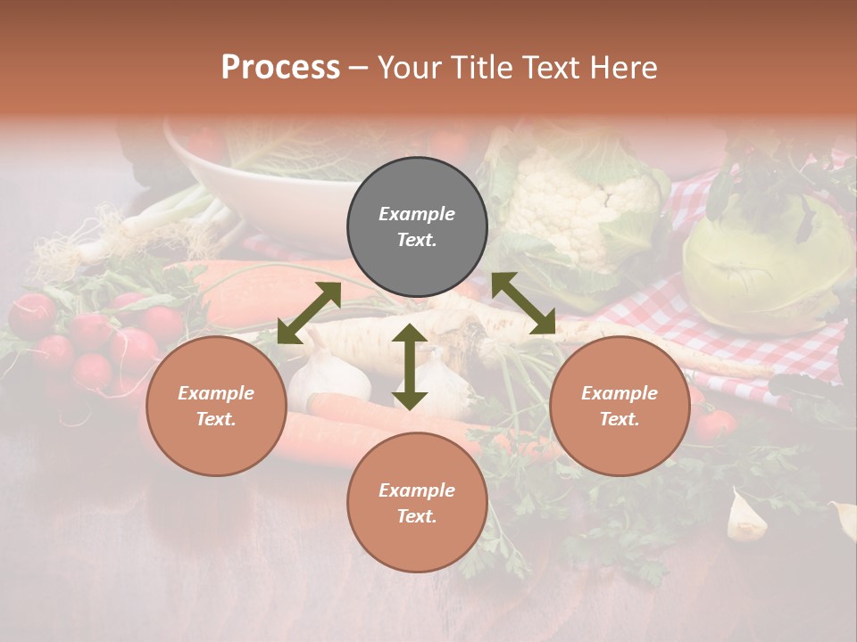 Outdoor Broccoli Kohlrabi PowerPoint Template
