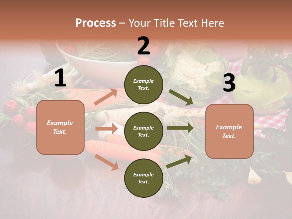 Outdoor Broccoli Kohlrabi PowerPoint Template