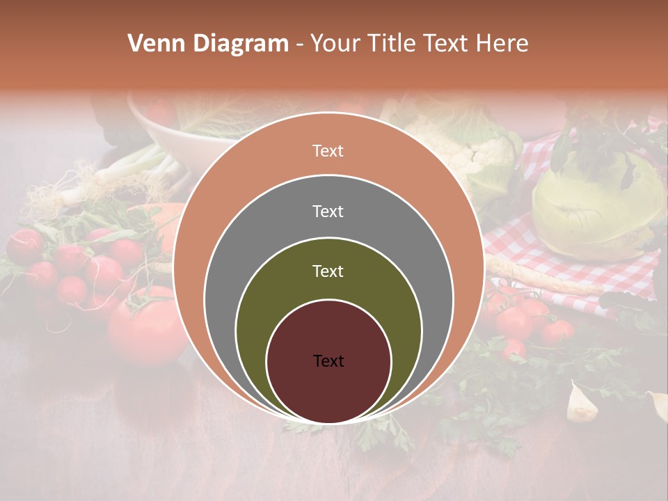 Outdoor Broccoli Kohlrabi PowerPoint Template