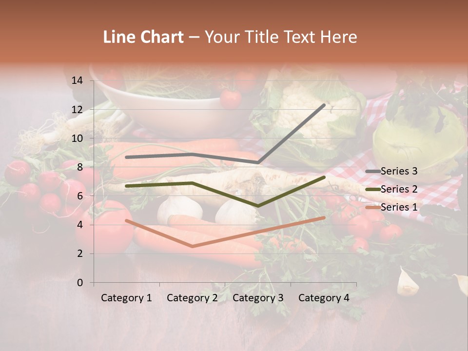 Outdoor Broccoli Kohlrabi PowerPoint Template