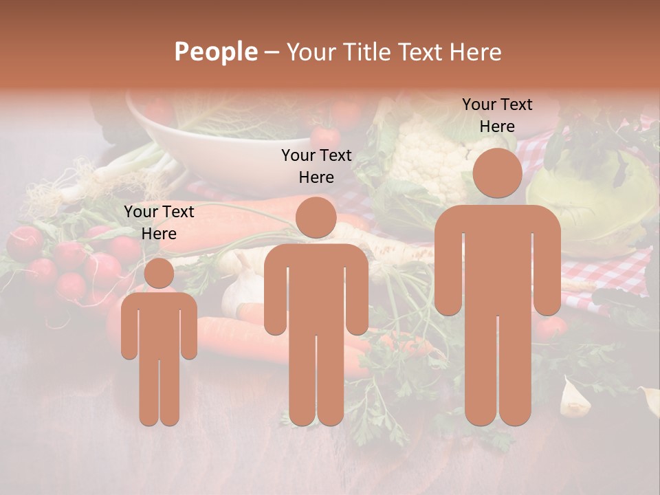 Outdoor Broccoli Kohlrabi PowerPoint Template