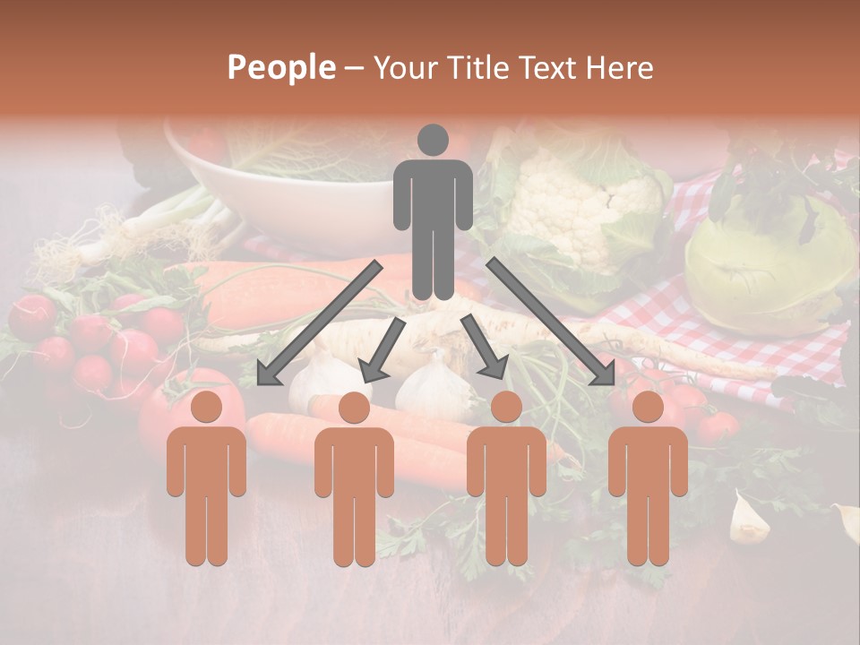 Outdoor Broccoli Kohlrabi PowerPoint Template