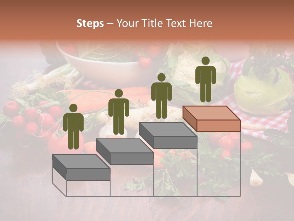 Outdoor Broccoli Kohlrabi PowerPoint Template