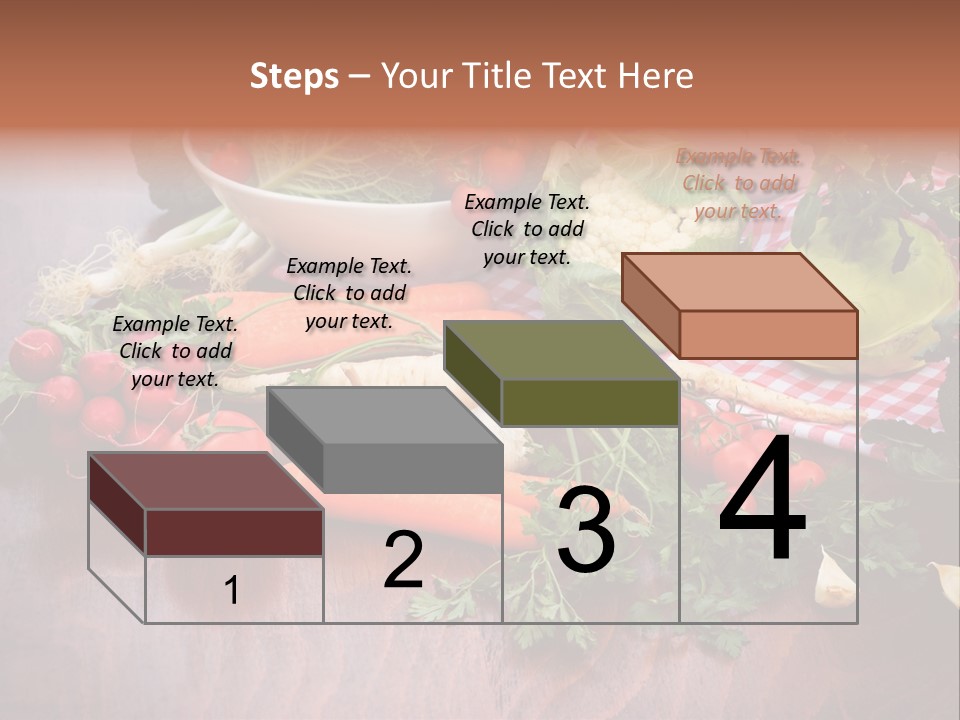 Outdoor Broccoli Kohlrabi PowerPoint Template