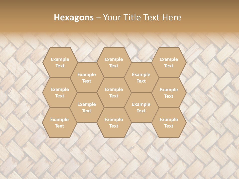 Wallpaper Yellow Basket PowerPoint Template