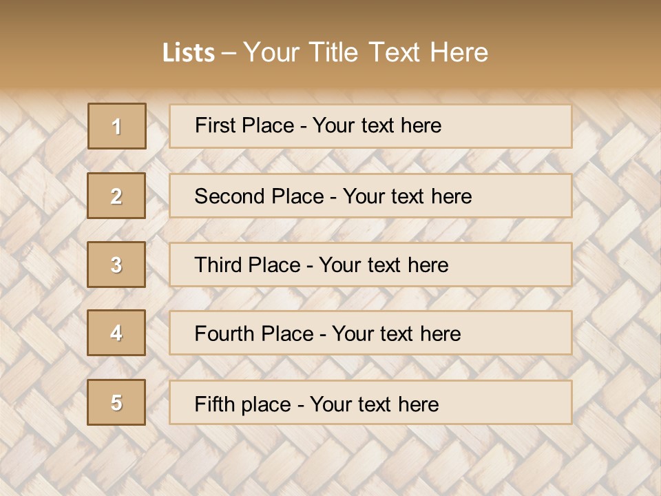 Wallpaper Yellow Basket PowerPoint Template
