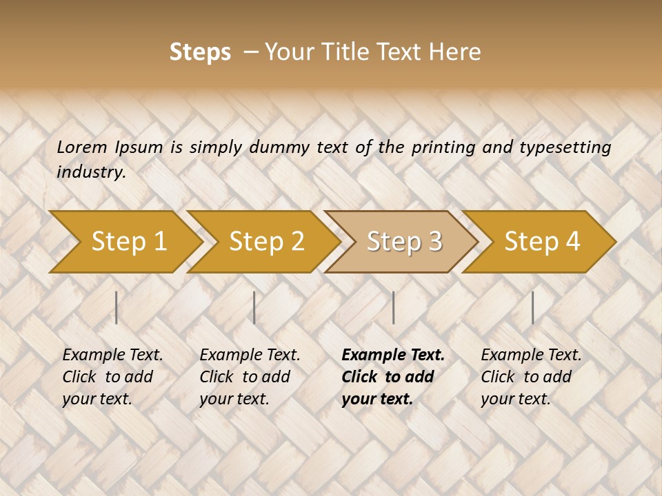 Wallpaper Yellow Basket PowerPoint Template