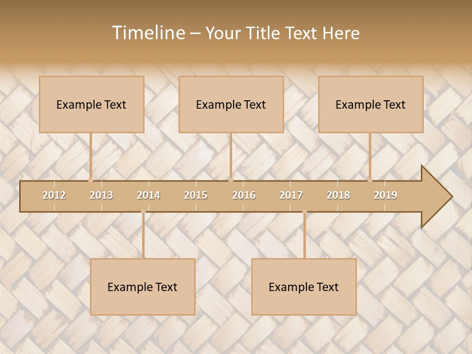 Wallpaper Yellow Basket PowerPoint Template