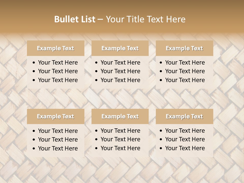 Wallpaper Yellow Basket PowerPoint Template