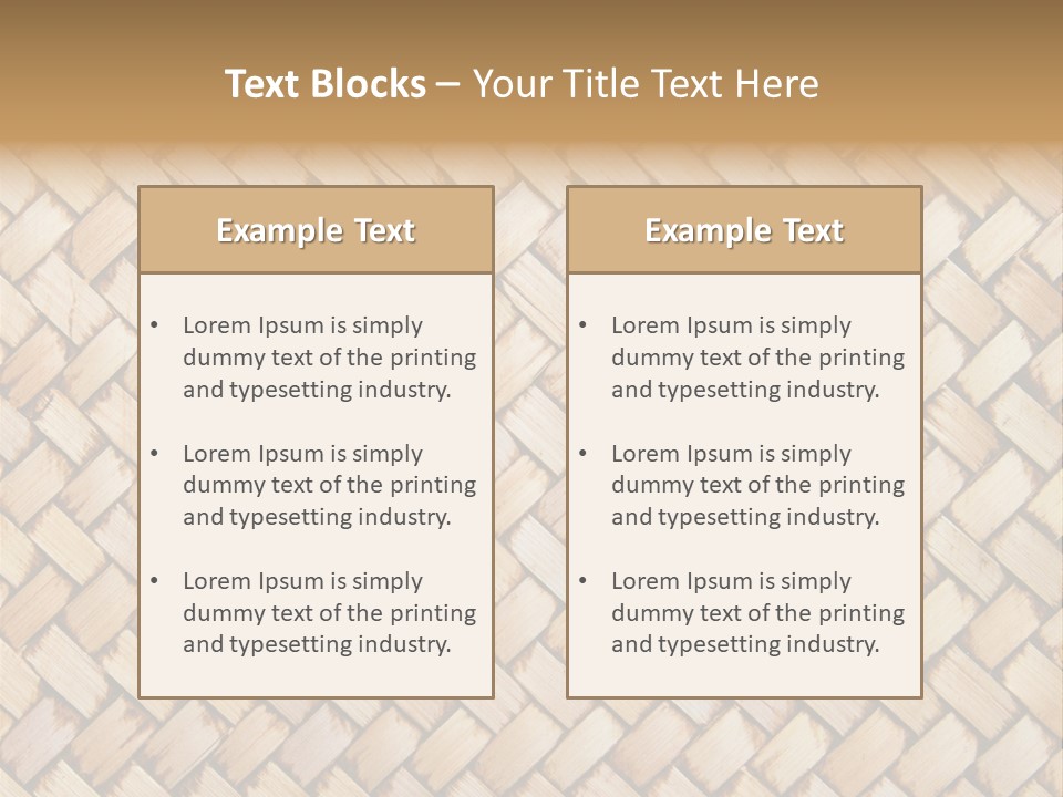 Wallpaper Yellow Basket PowerPoint Template