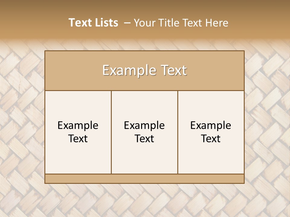 Wallpaper Yellow Basket PowerPoint Template