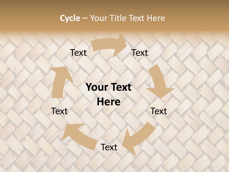 Wallpaper Yellow Basket PowerPoint Template