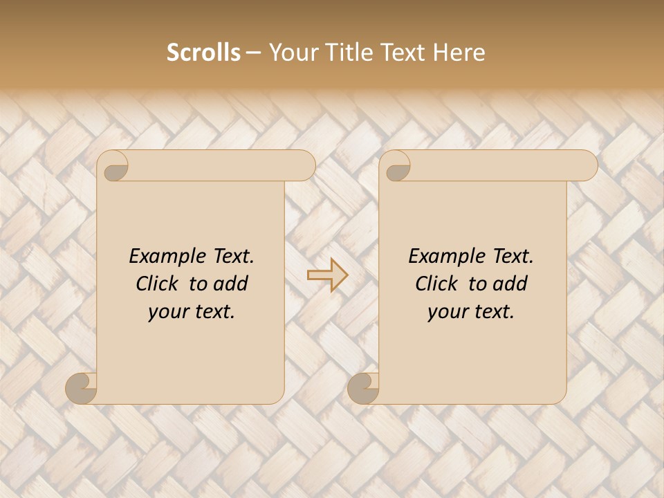Wallpaper Yellow Basket PowerPoint Template