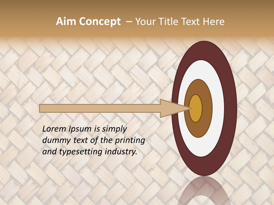 Wallpaper Yellow Basket PowerPoint Template