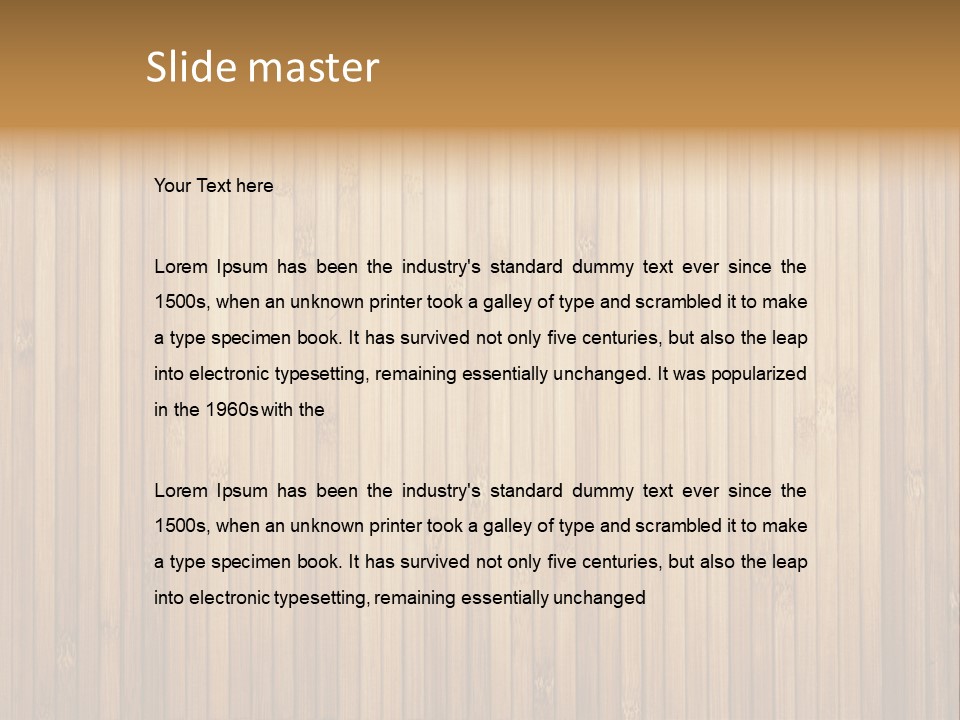 Grained Construction Floor PowerPoint Template