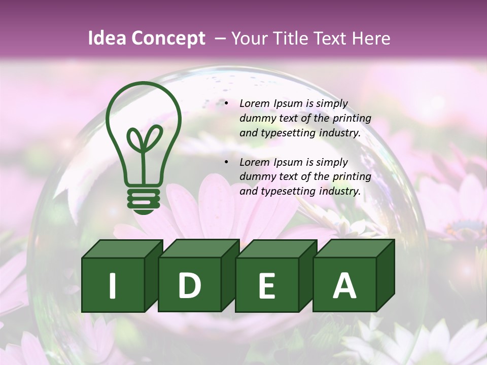 Sommer Traum Polarstern PowerPoint Template