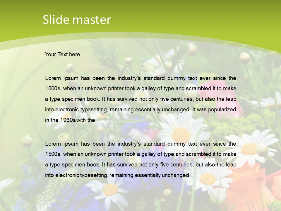 Energie Hom Gesundheit PowerPoint Template