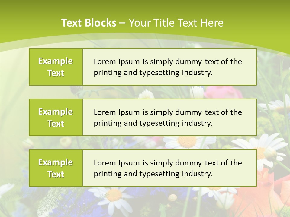 Energie Hom Gesundheit PowerPoint Template