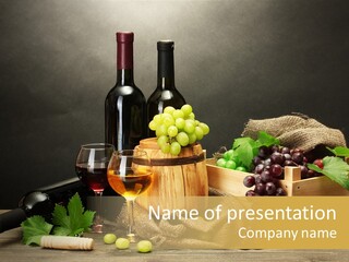 Snack Bottle Season PowerPoint Template