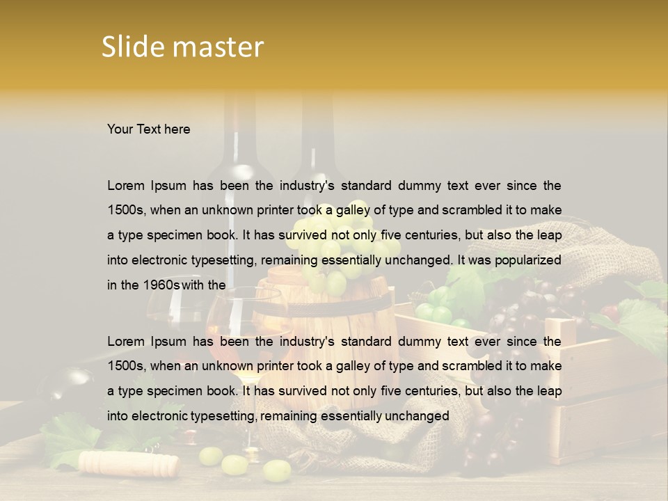 Snack Bottle Season PowerPoint Template