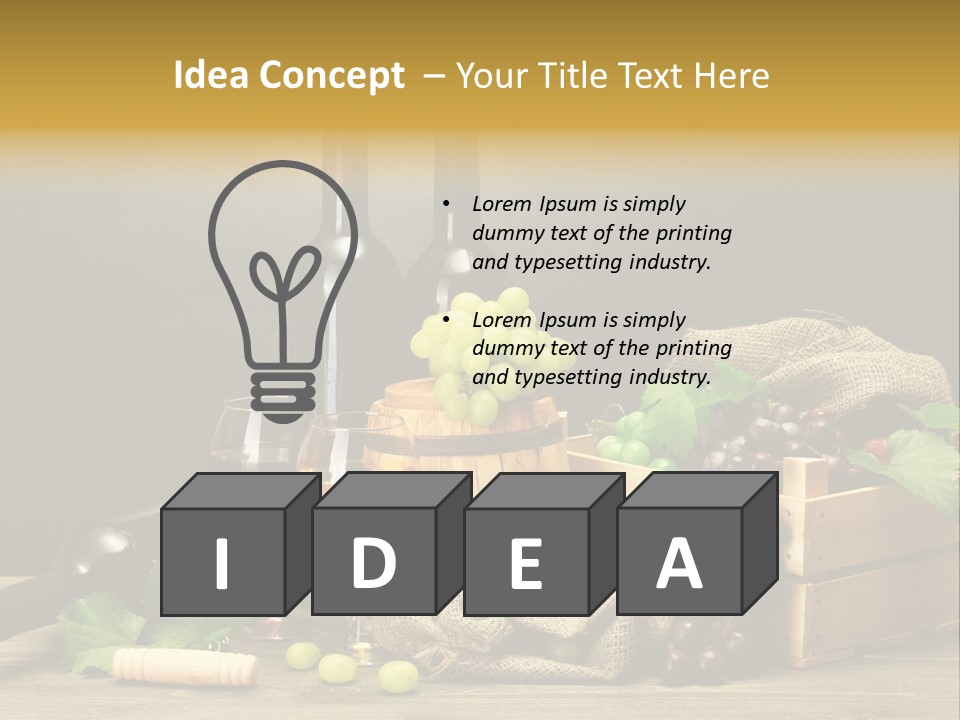 Snack Bottle Season PowerPoint Template