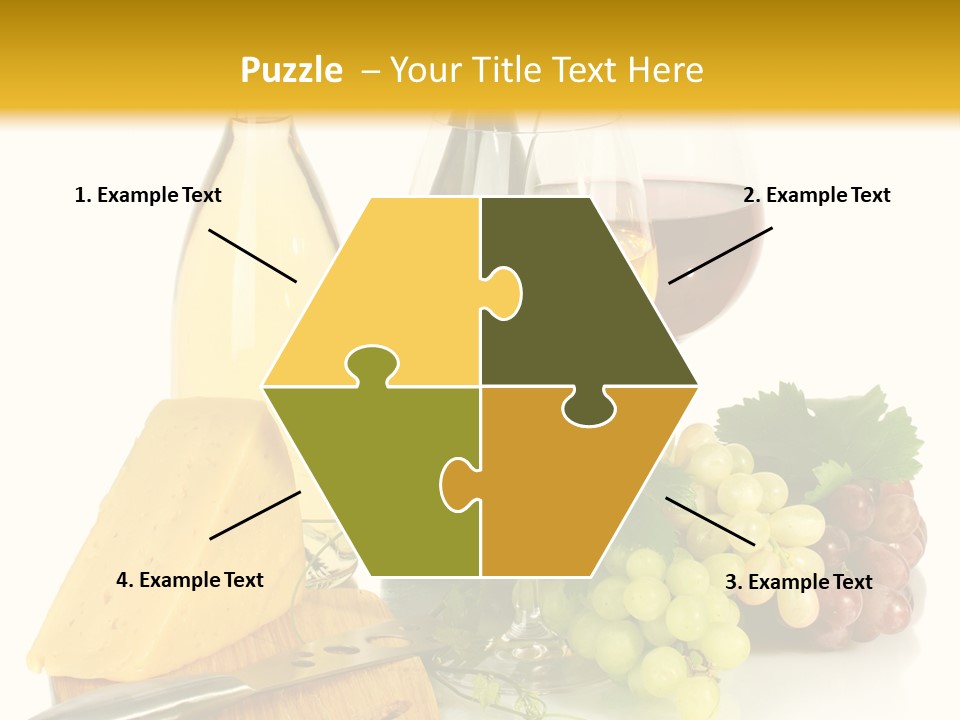 Snack Vineyard White PowerPoint Template