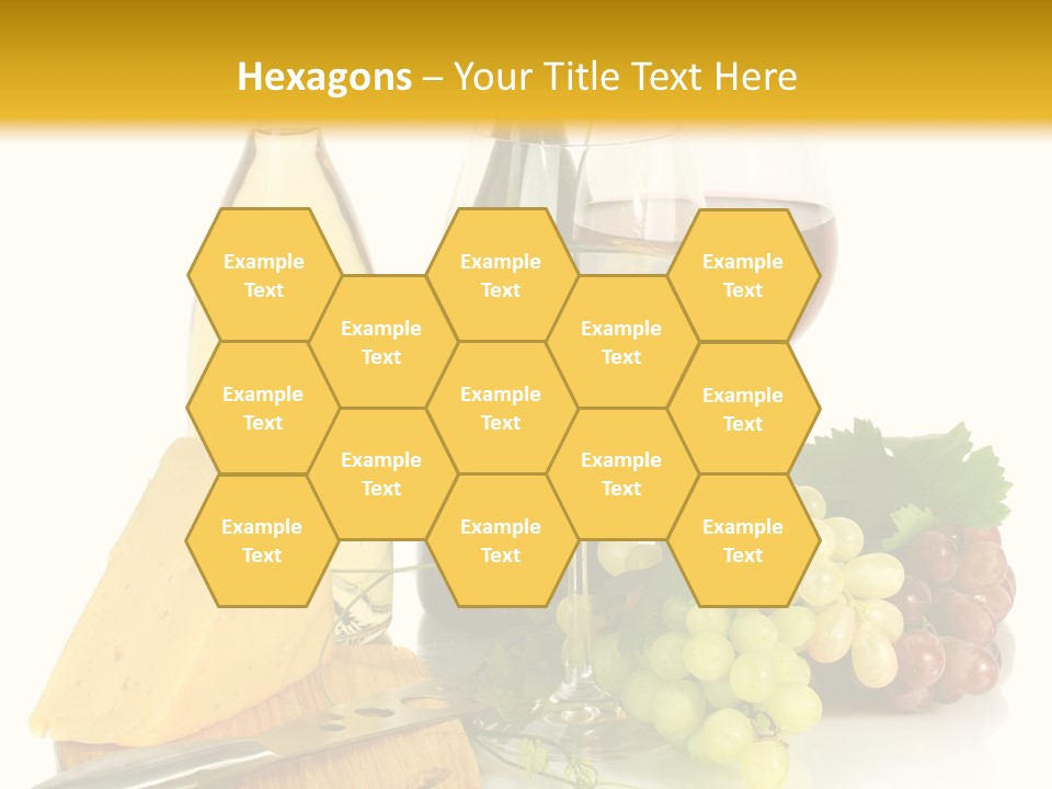 Snack Vineyard White PowerPoint Template