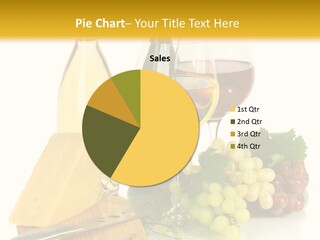 Snack Vineyard White PowerPoint Template