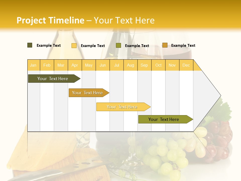 Snack Vineyard White PowerPoint Template