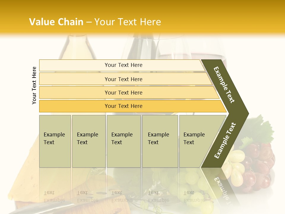 Snack Vineyard White PowerPoint Template