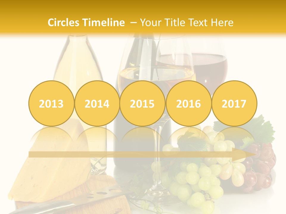 Snack Vineyard White PowerPoint Template