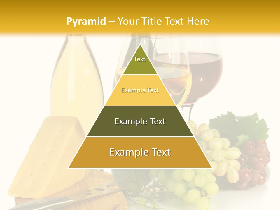 Snack Vineyard White PowerPoint Template