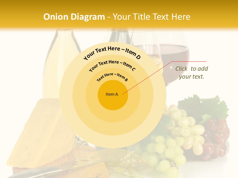 Snack Vineyard White PowerPoint Template