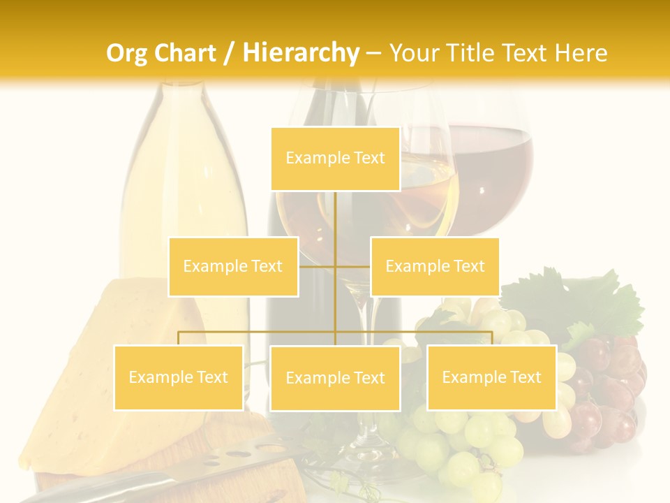 Snack Vineyard White PowerPoint Template