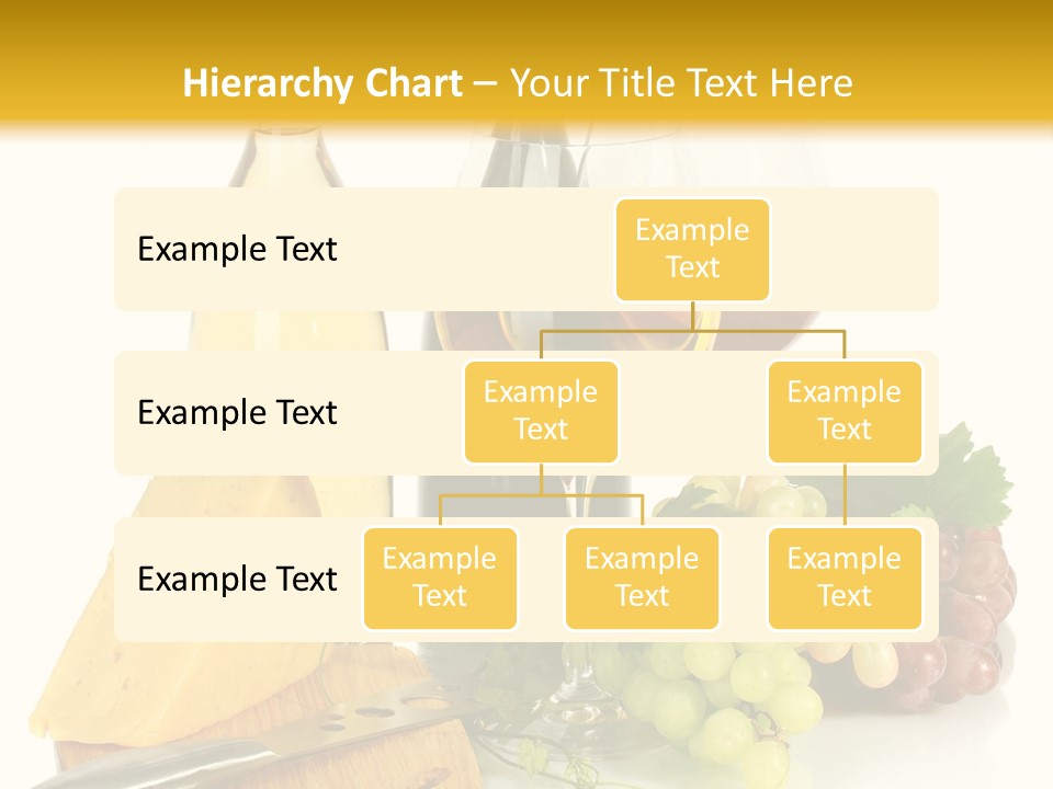Snack Vineyard White PowerPoint Template