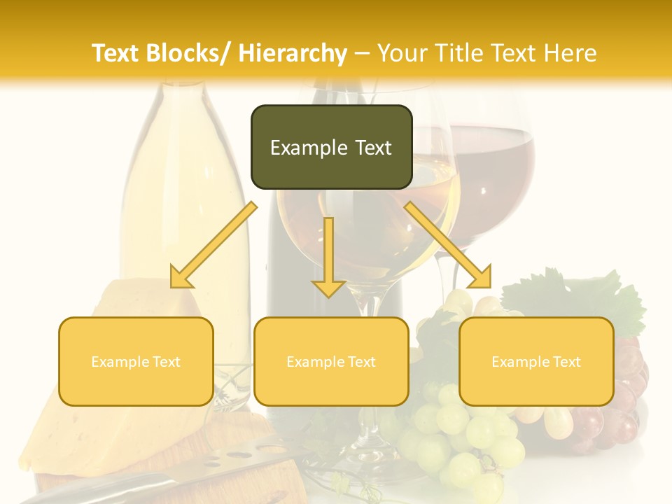 Snack Vineyard White PowerPoint Template