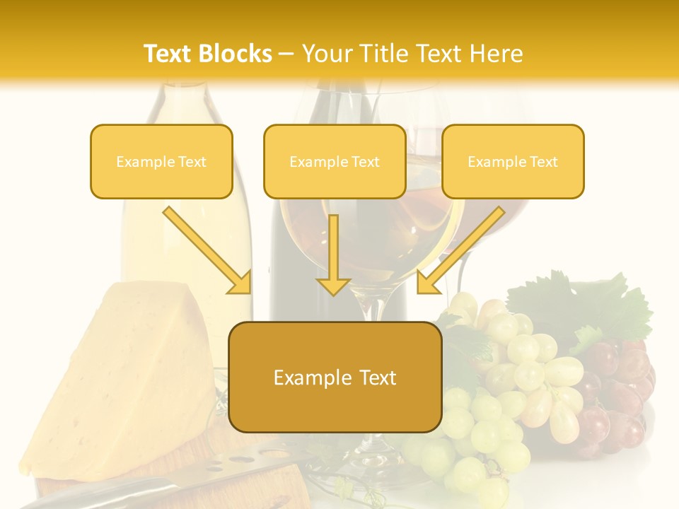 Snack Vineyard White PowerPoint Template